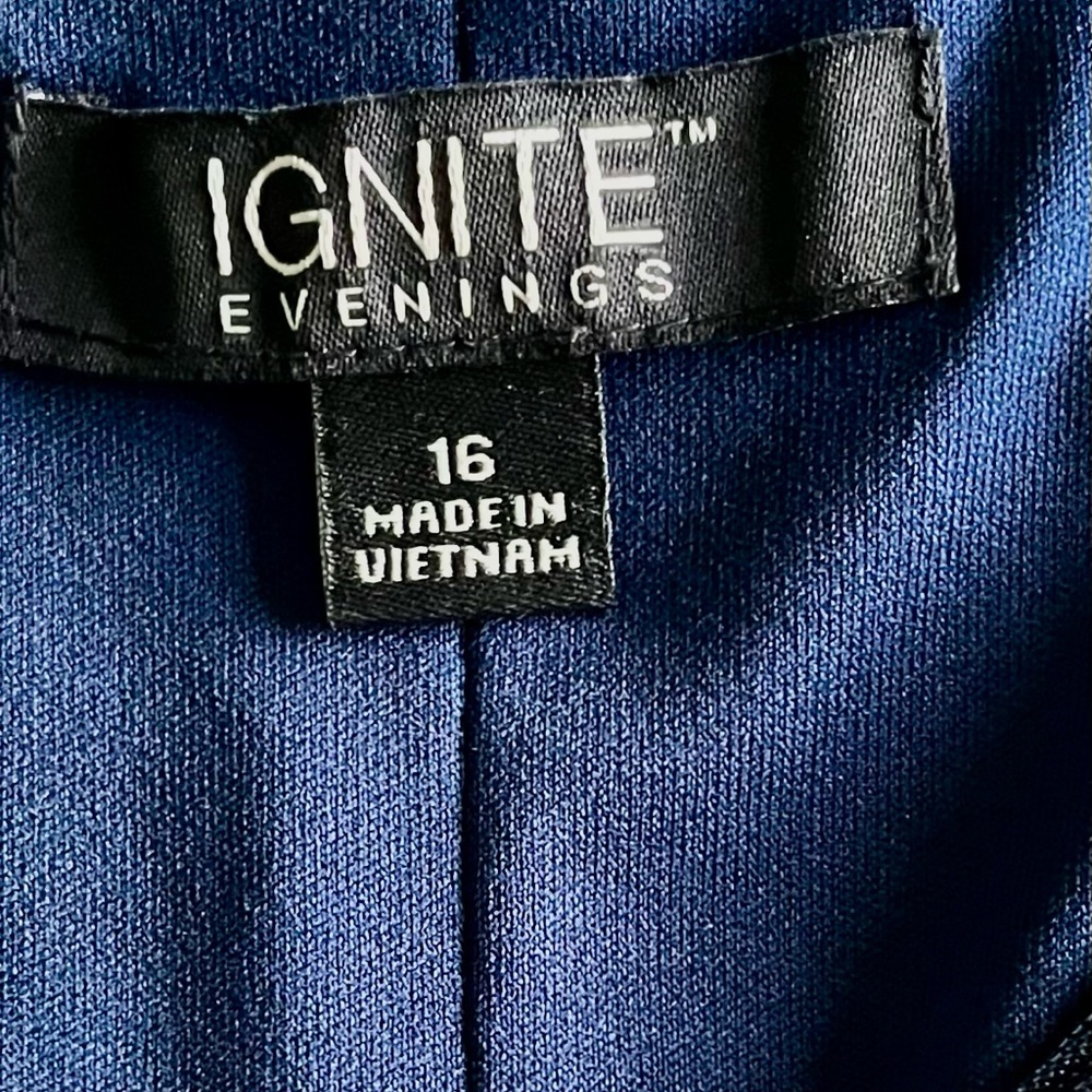 Size 16 Ignite the Evenings Shimmer tired dress. - Picture 3 of 5
